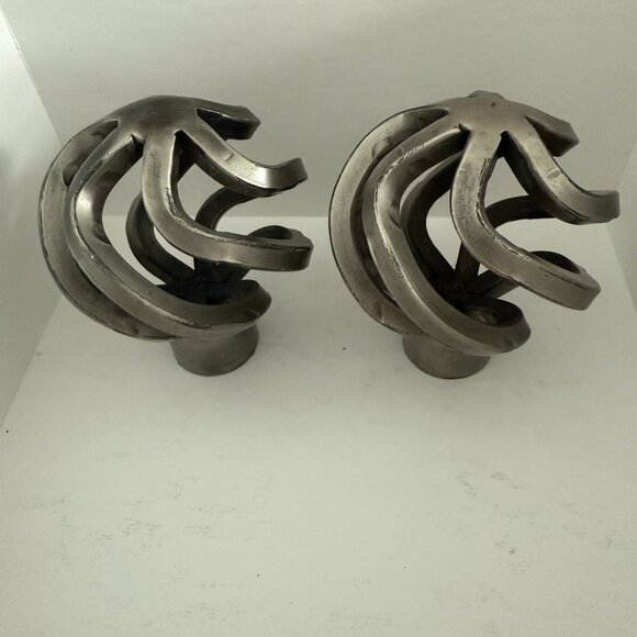 IKEA - vintage metal finials - set of 2 - Picture 4 of 4